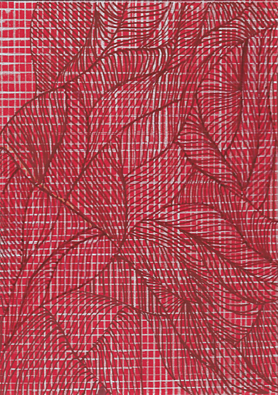 Soo Kyoung Lee, « Ana 16 », 2018, Techniques mixtes sur papier, 21×15cm