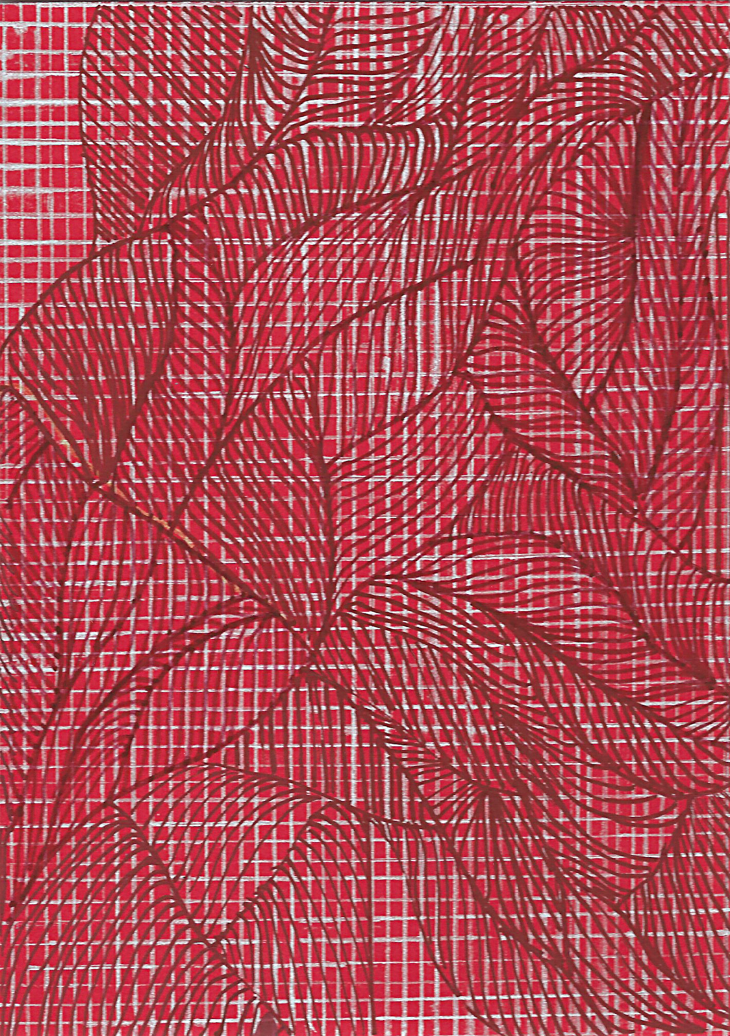 Soo Kyoung Lee, « Ana 16 », 2018, Techniques mixtes sur papier, 21×15cm.