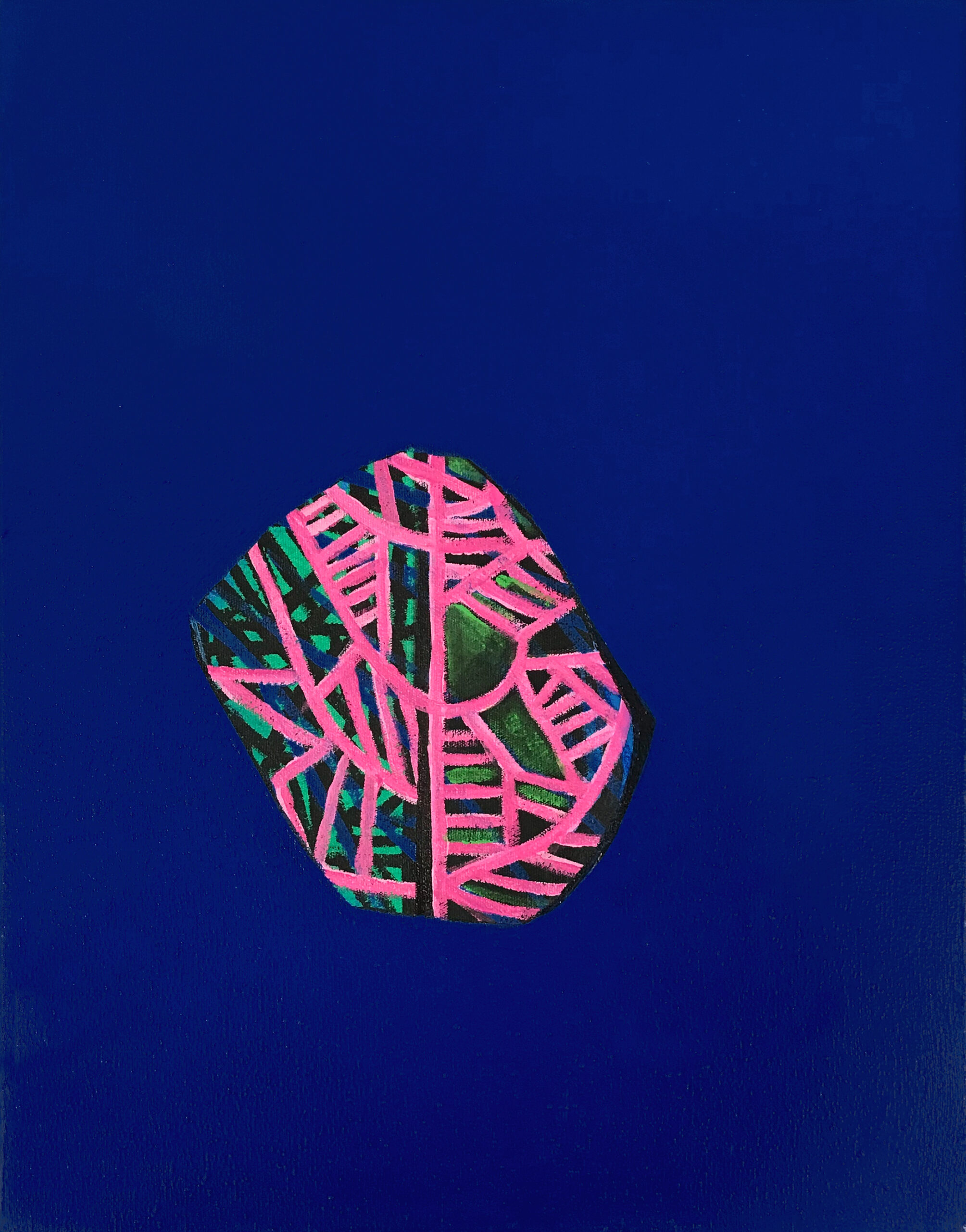 Soo Kyoung Lee, « BP », 2014, Acrylique sur toile, 35×27cm.
