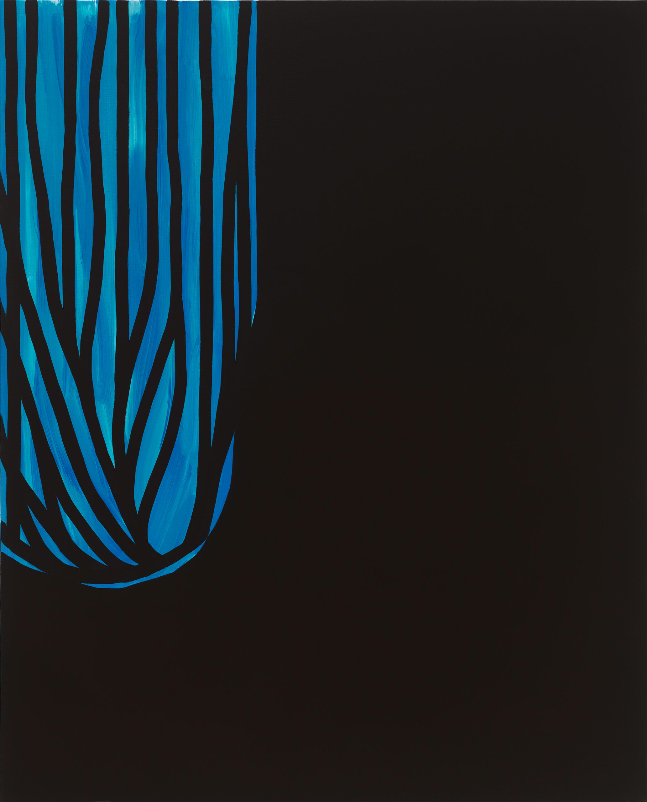 Soo Kyoung Lee, « Chocolat Profond », 2014, Acrylique sur toile, 162×130cm.