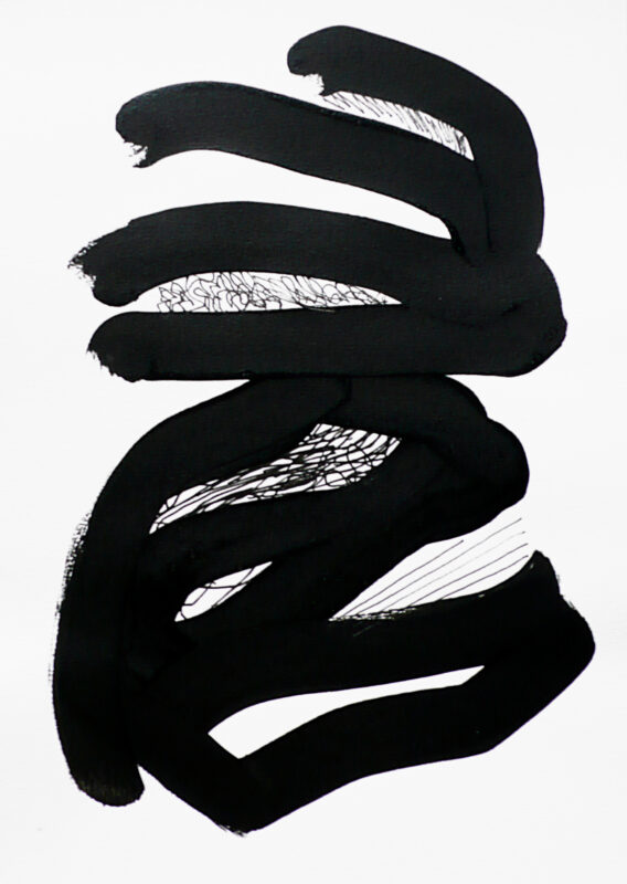 Soo Kyoung Lee, « DB10 », 2011, Techniques mixtes sur papier, 29×21cm