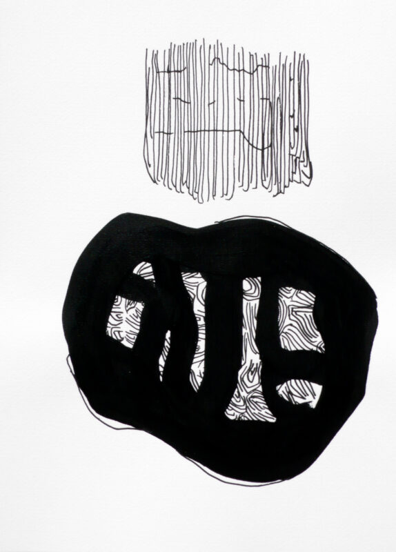 Soo Kyoung Lee, « DB13 », 2011, Techniques mixtes sur papier, 29×21cm