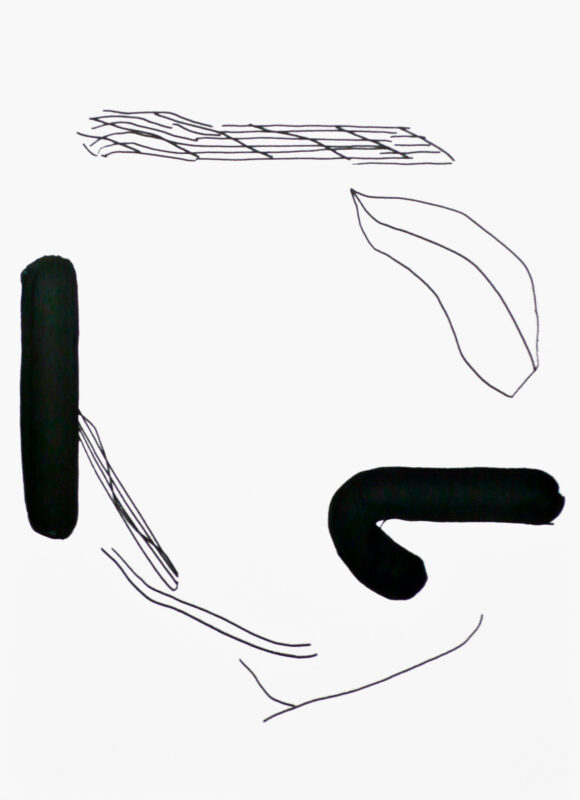 Soo Kyoung Lee, « DB15 », 2011, Techniques mixtes sur papier, 29×21cm
