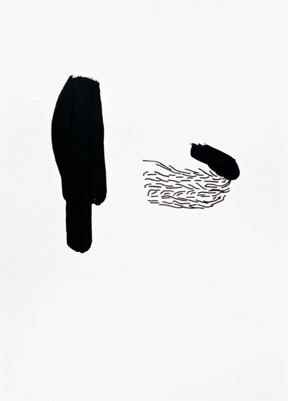 Soo Kyoung Lee, « DB17 », 2011, Techniques mixtes sur papier, 29×21cm