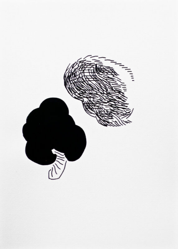 Soo Kyoung Lee, « DB18 », 2011, Techniques mixtes sur papier, 29×21cm