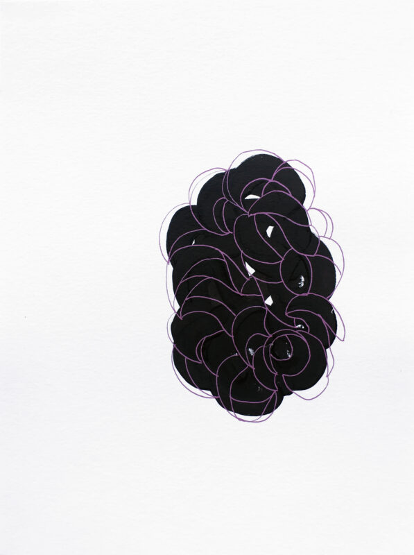 Soo Kyoung Lee, « D19 », 2015, Techniques mixtes sur papier, 32×24cm