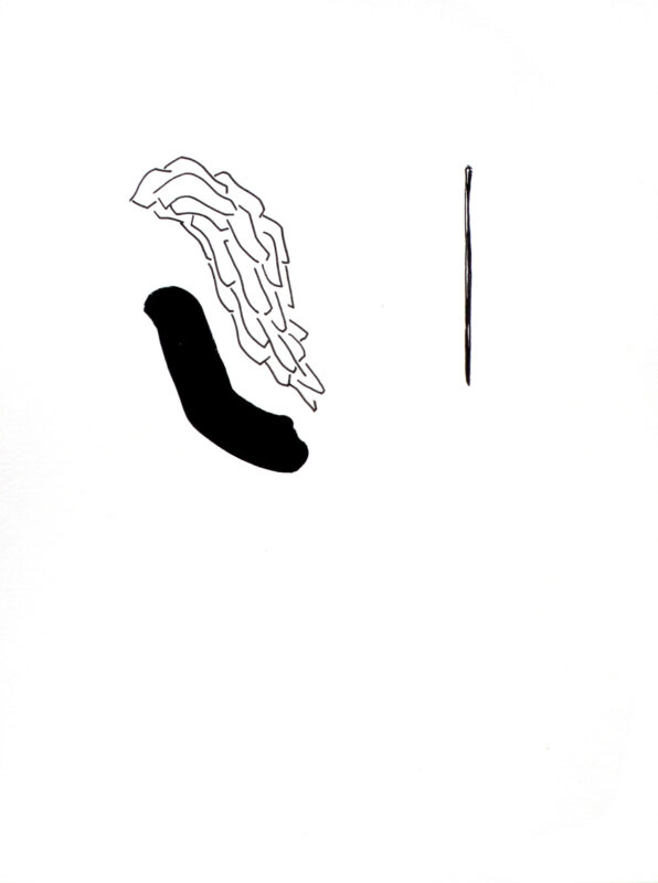 Soo Kyoung Lee, « D8 », 2011, Techniques mixtes sur papier, 24×32cm
