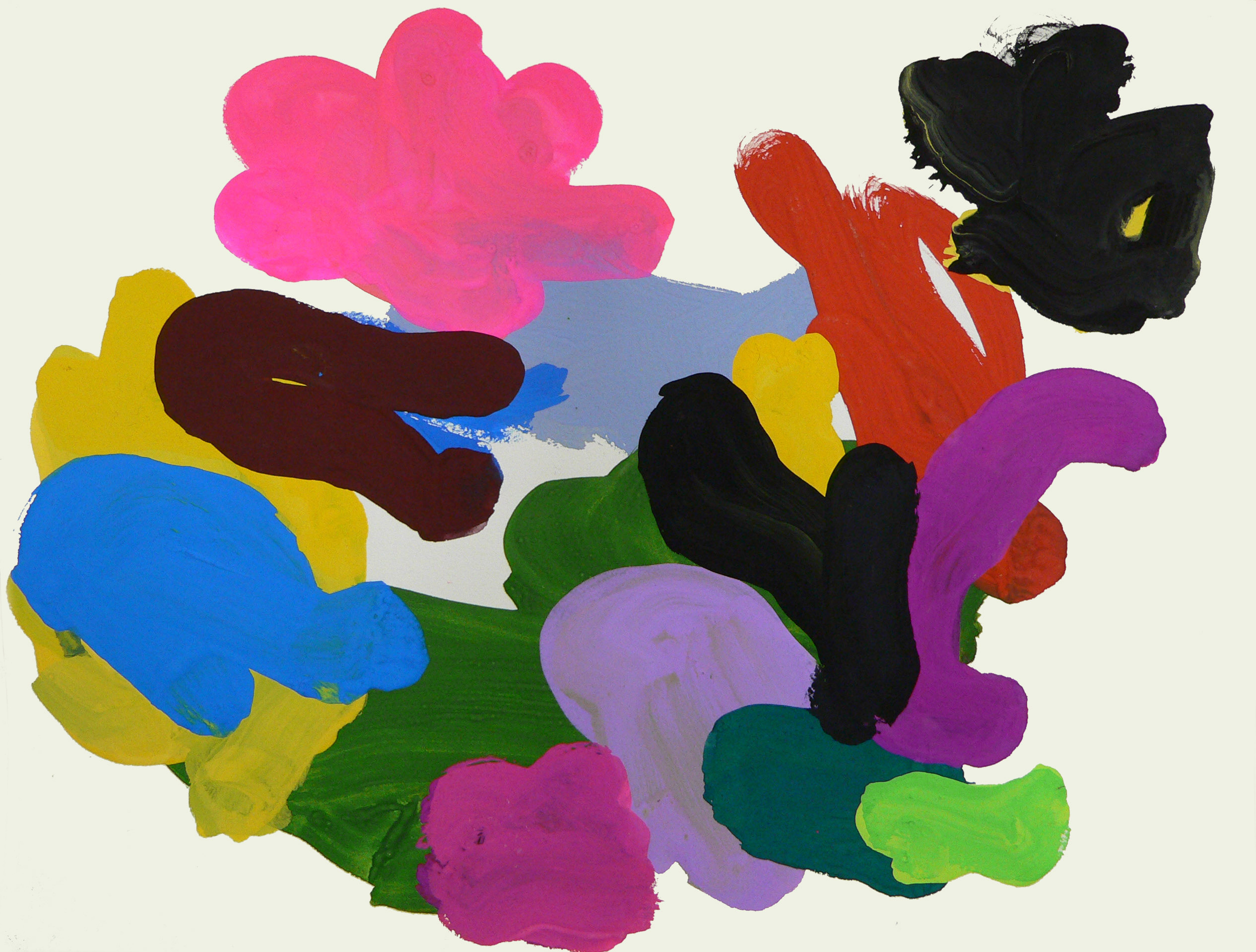 Soo Kyoung Lee, « G4 », 2009, Techniques mixtes sur papier, 32×24cm.