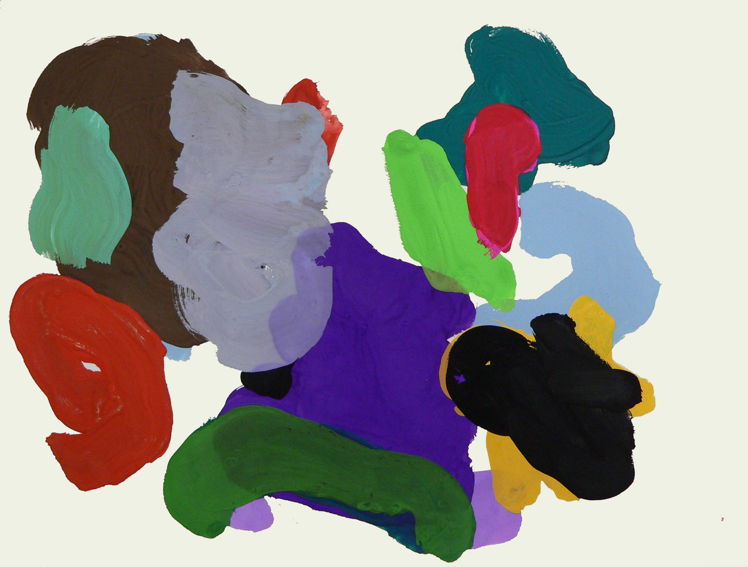 Soo Kyoung Lee, « G6 », 2009, Techniques mixtes sur papier, 32×24cm.