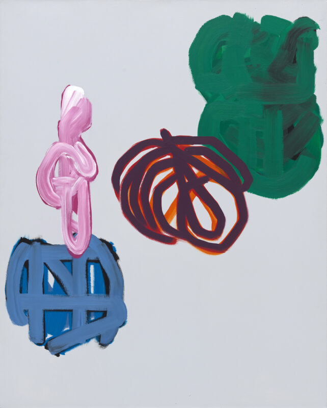 Soo Kyoung Lee, « Gris pâle », 2008, Acrylique sur toile, 162×130cm