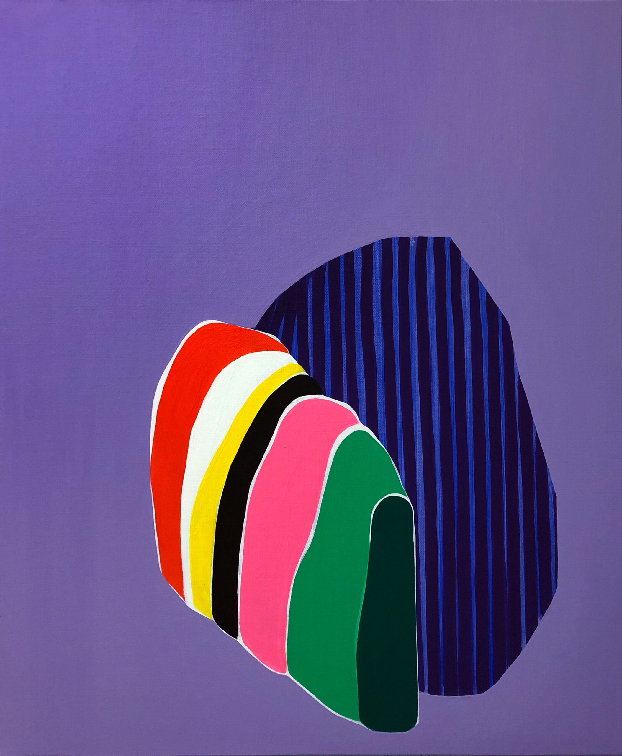 Soo Kyoung Lee, « HO9 », 2020, Acrylique sur toile, 82×62cm.