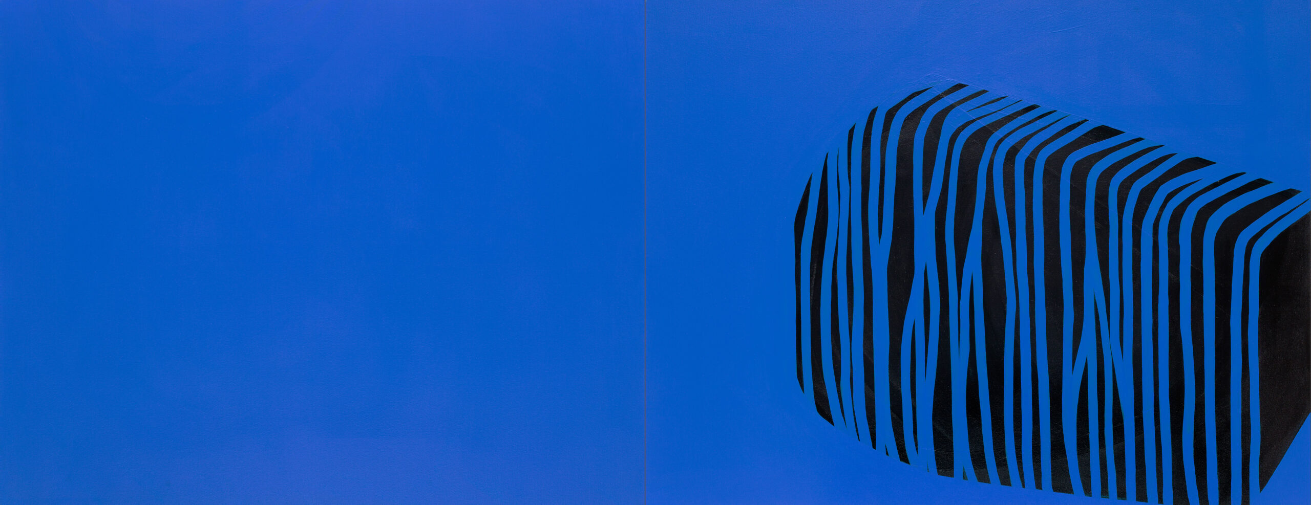 Soo Kyoung Lee, « KER Diptyque 2 », 2015, Acrylique sur toile, Diptyque,89×232cm.