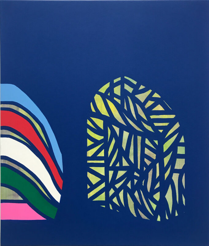 Soo Kyoung Lee, « PAPBF », 2020, Acrylique sur toile, 70×60cm
