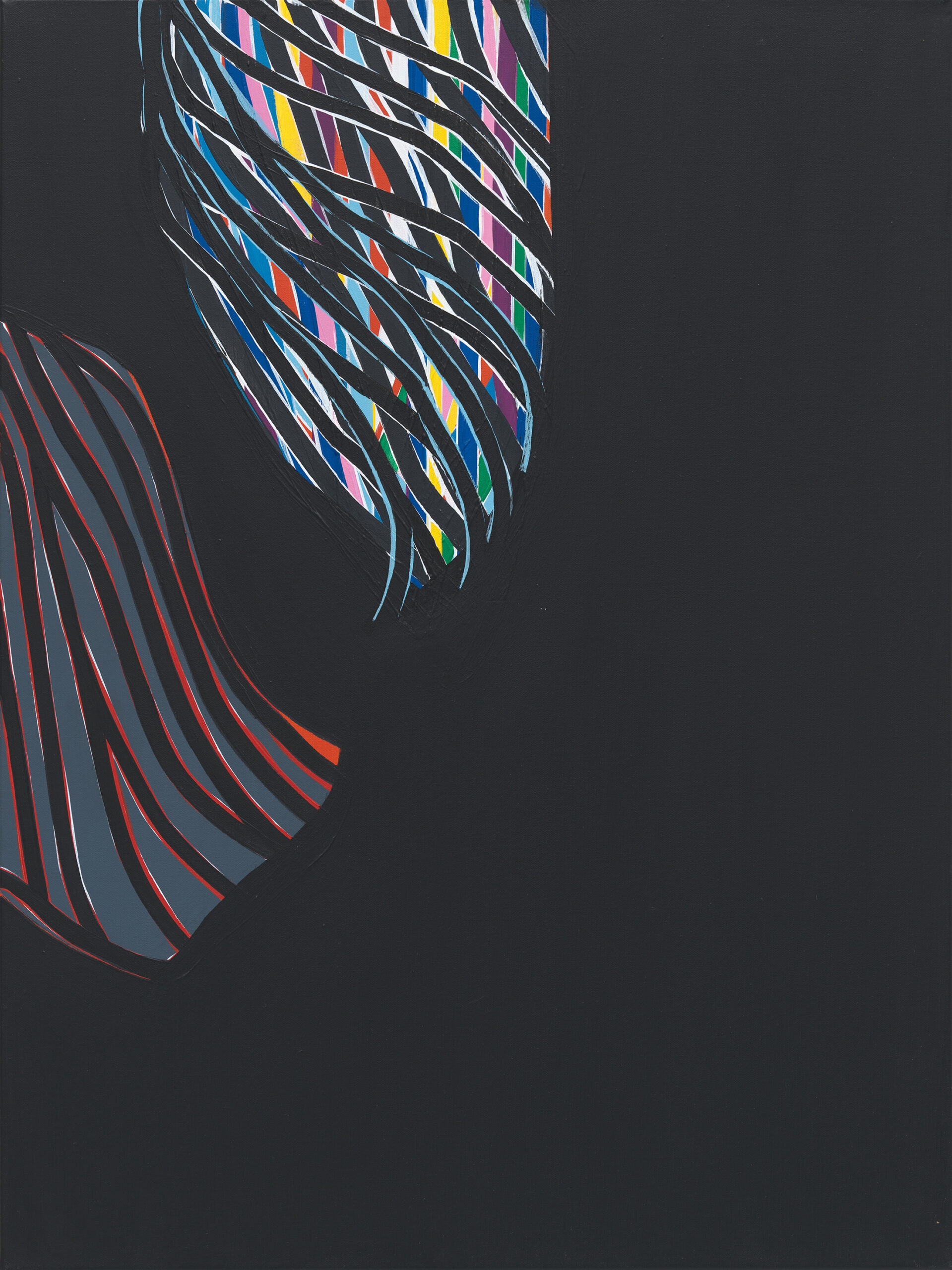 Soo Kyoung Lee, « PN », 2019, Acrylique sur toile, 80×60cm.