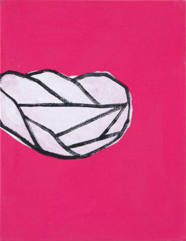 Soo Kyoung Lee, « Rose », 2014, Acrylique sur toile, 35×27cm