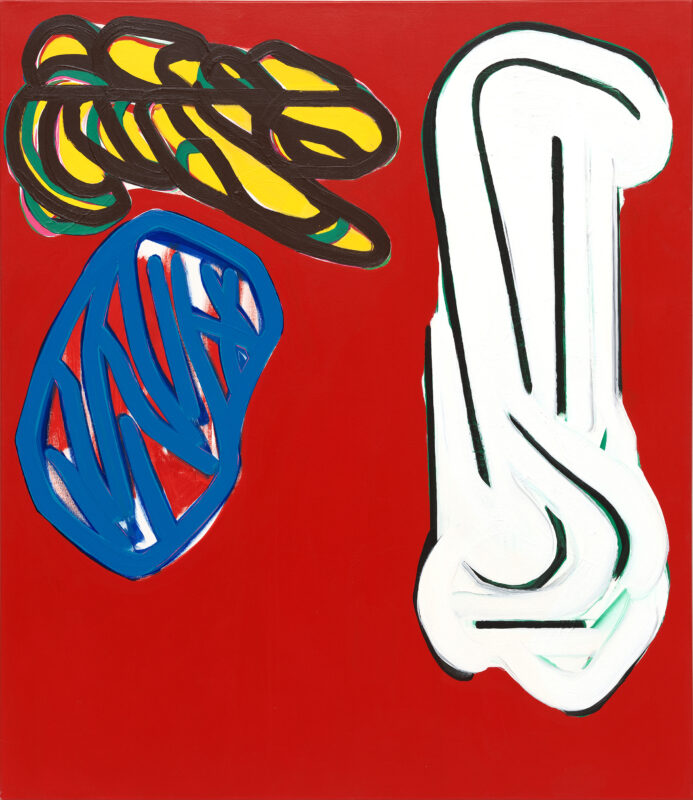 Soo Kyoung Lee, « Rouge CA », 2011, Acrylique sur toile, 150×130cm
