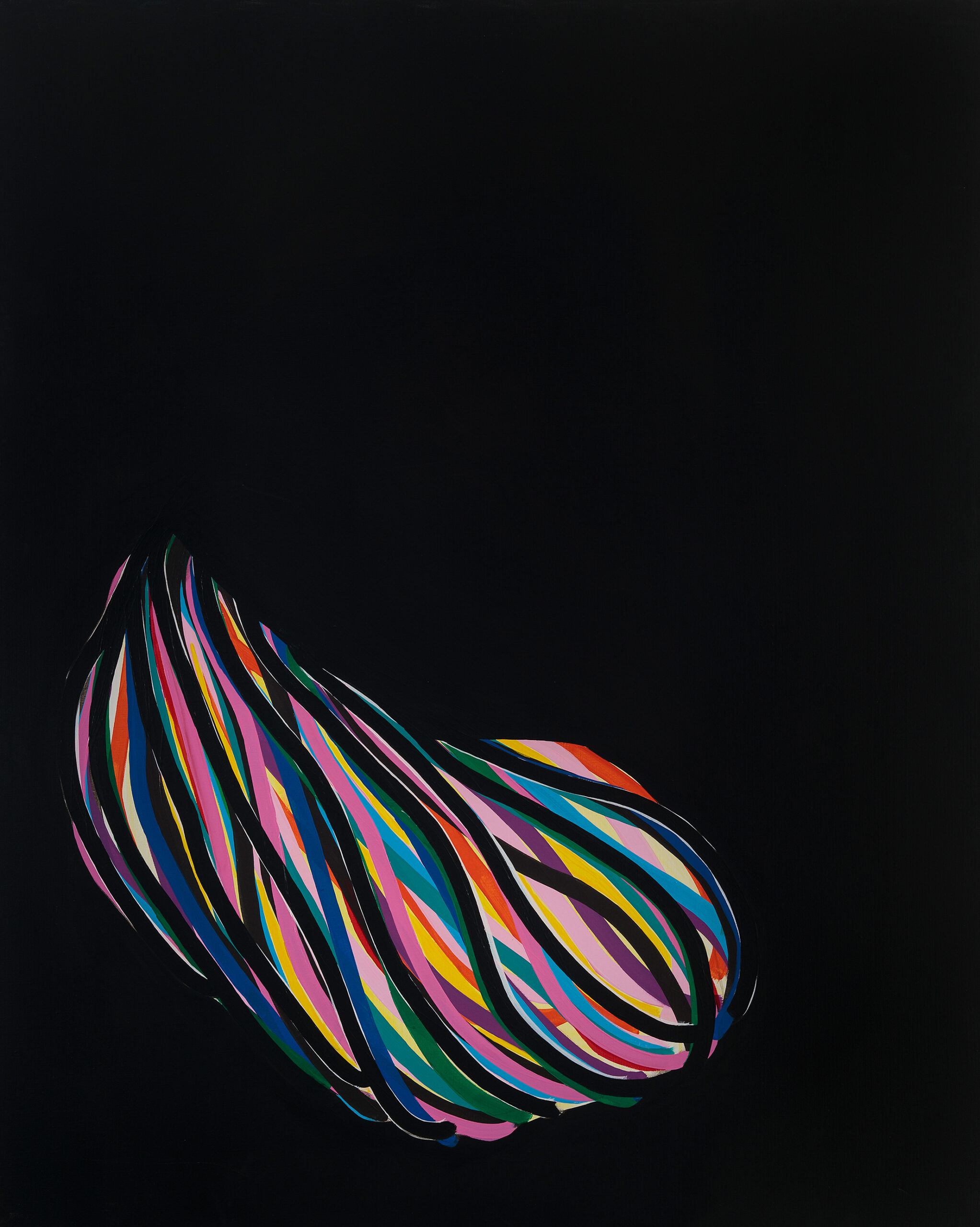 Soo Kyoung Lee, « S4 », 2017, Acrylique sur toile, 162×130cm.