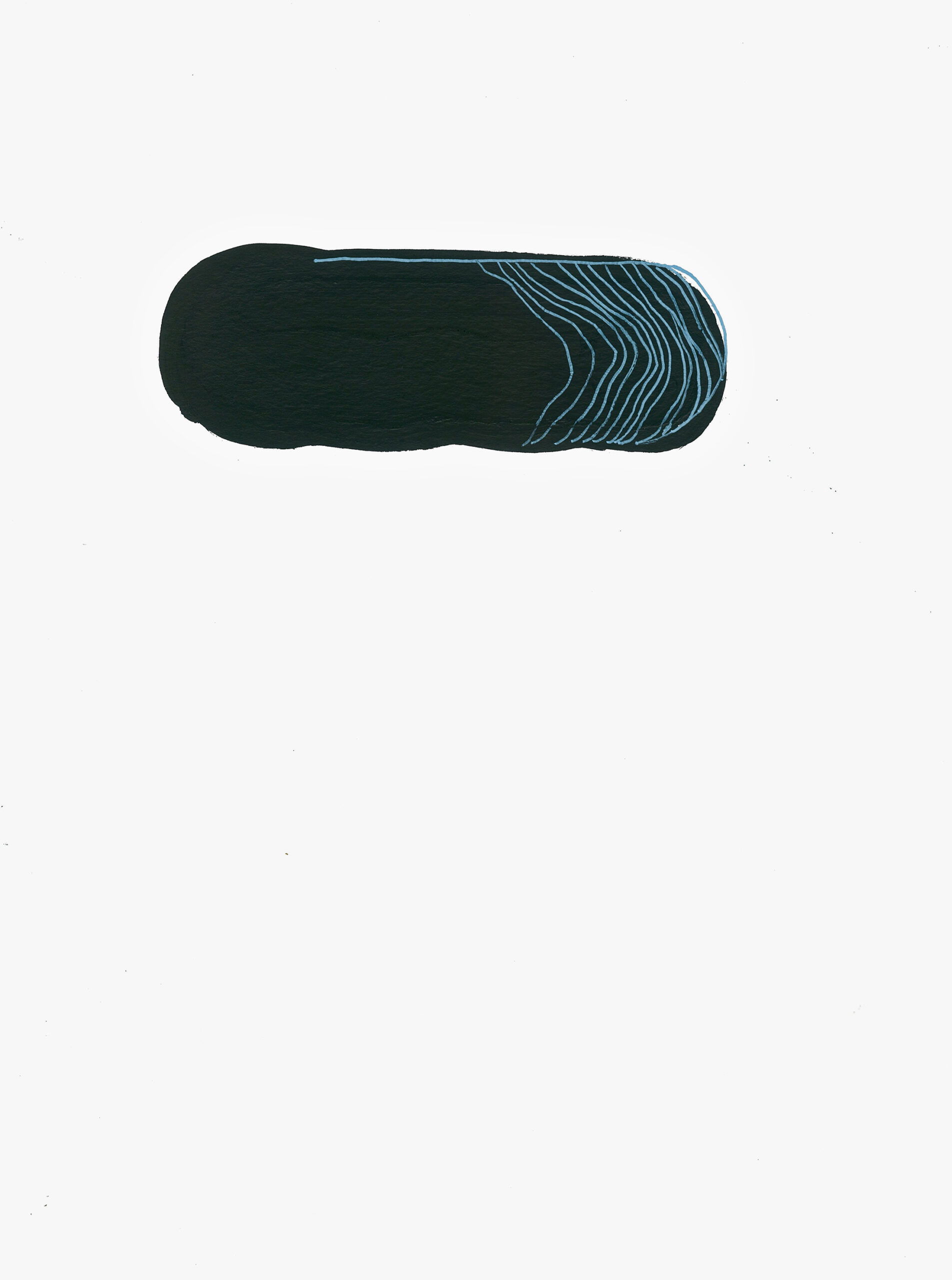 Soo Kyoung Lee, « Sans titre », 2012, Techniques mixtes sur papier, 32×24cm.