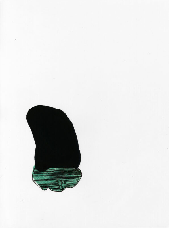 Soo Kyoung Lee, « Sans titre », 2013, Techniques mixtes sur papier, 32×24cm