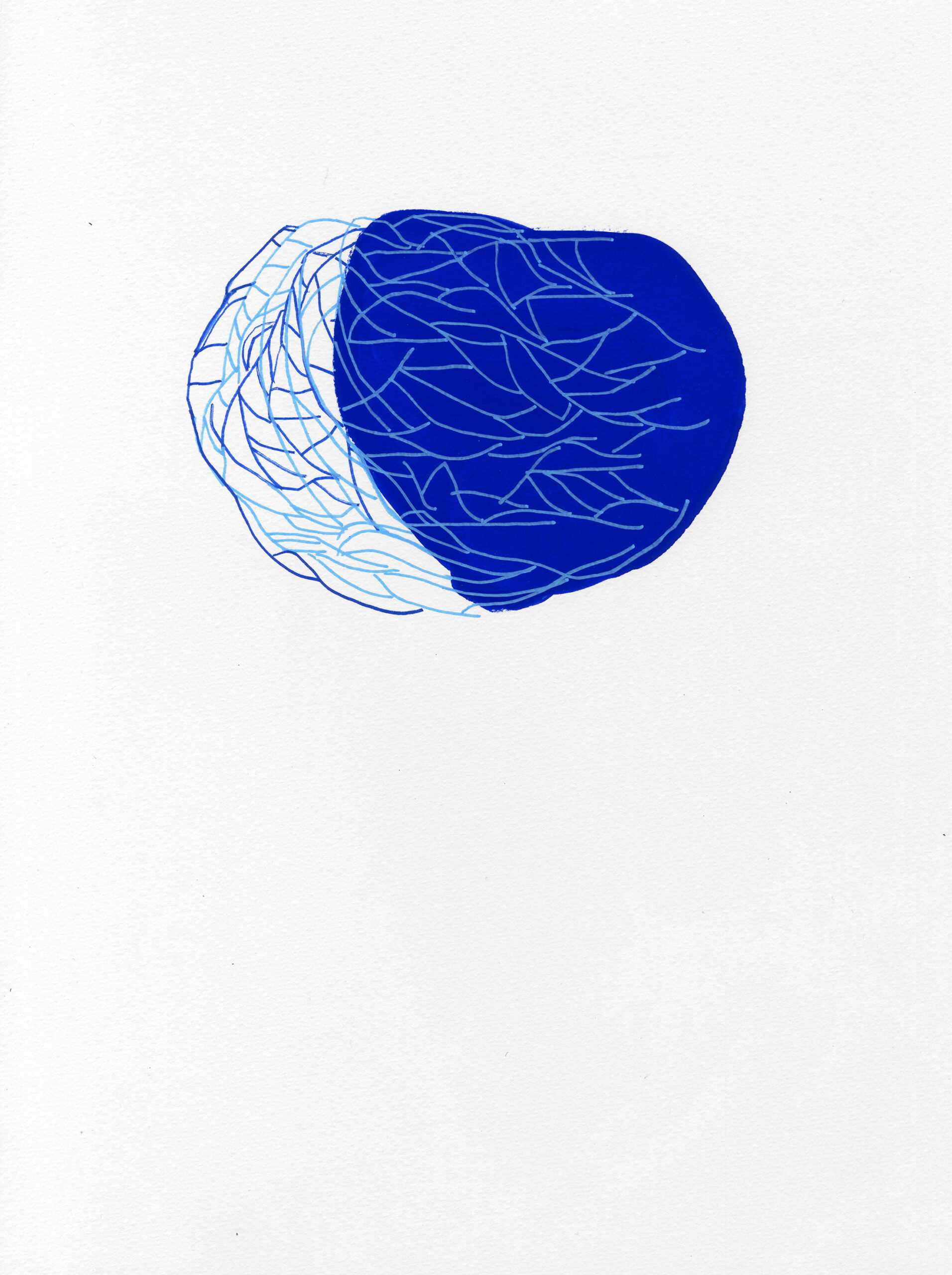 Soo Kyoung Lee, « Sans titre », 2013, Techniques mixtes sur papier, 32×24cm.