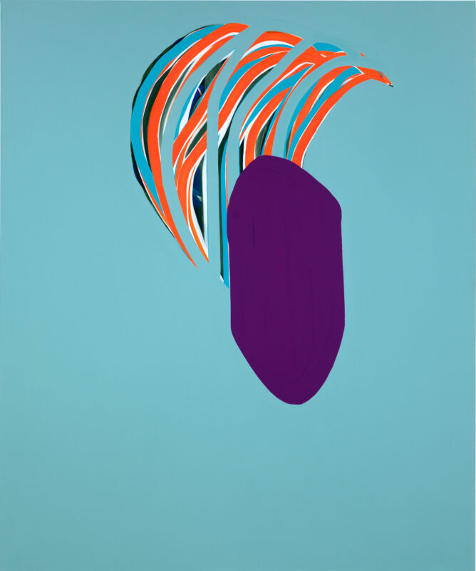 Soo Kyoung Lee, « Vert pâle fumé », 2013, Acrylique sur toile, 195×162cm
