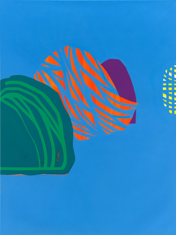 Soo Kyoung Lee, « BR Bleu roi 23 », 2023, Acrylique sur toile, 160×120cm