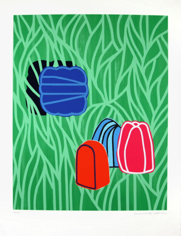Soo Kyoung Lee, « H Lucirole 7 », 2023, Sérigraphie sur papier, 95.5×70cm