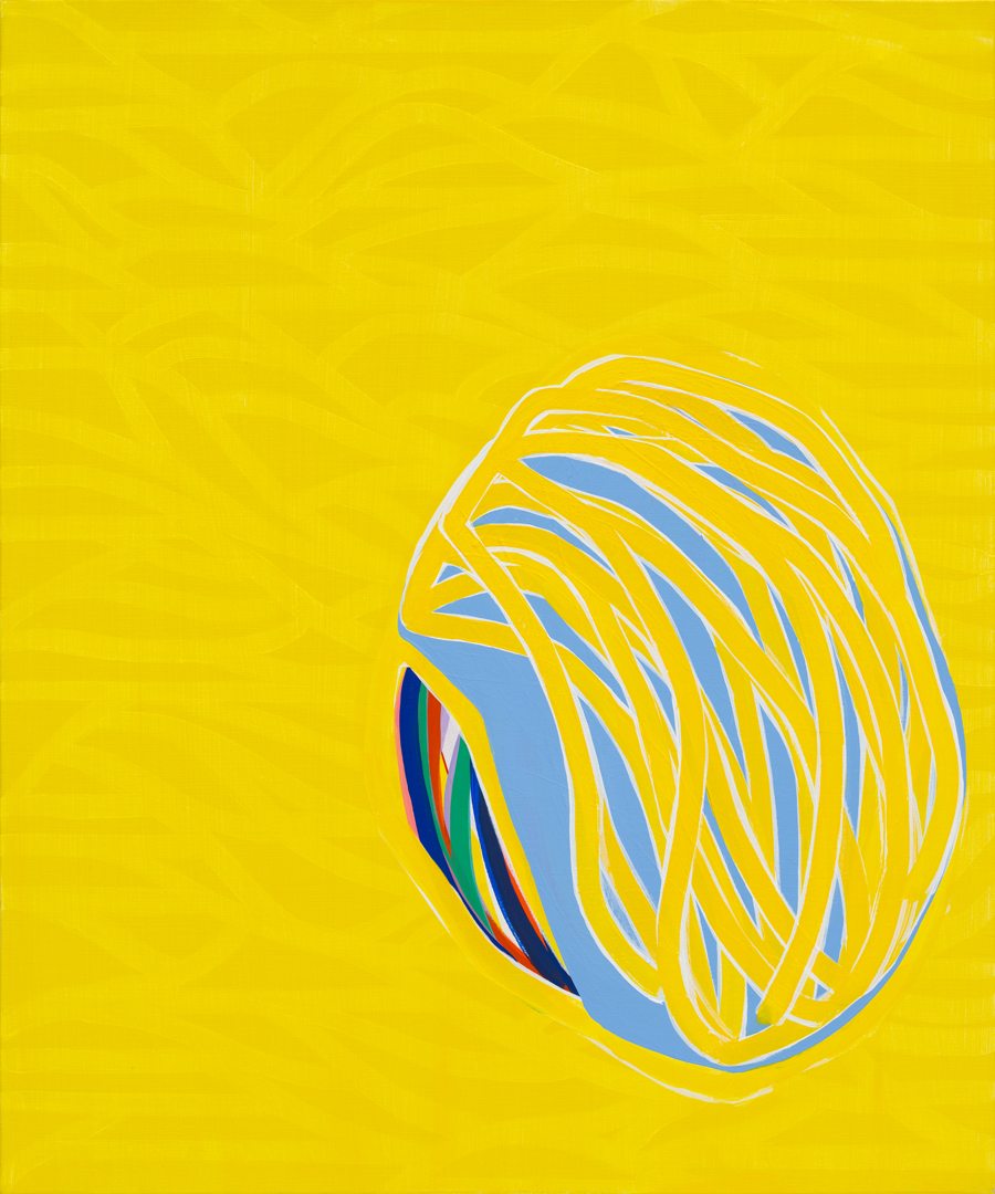 Soo Kyoung Lee, « HOJ », 2021, Acrylique sur toile, 72×60cm.