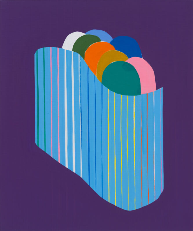 Soo Kyoung Lee, « HOVI », 2021, Acrylique sur toile, 72×60cm