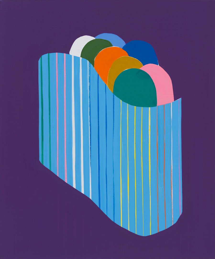 Soo Kyoung Lee, « HOVI », 2021, Acrylique sur toile, 72×60cm.