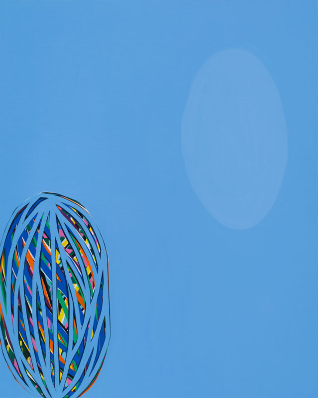 Soo Kyoung Lee, « S24100 bleu pâle », 2024, Acrylique sur toile, 162×130cm