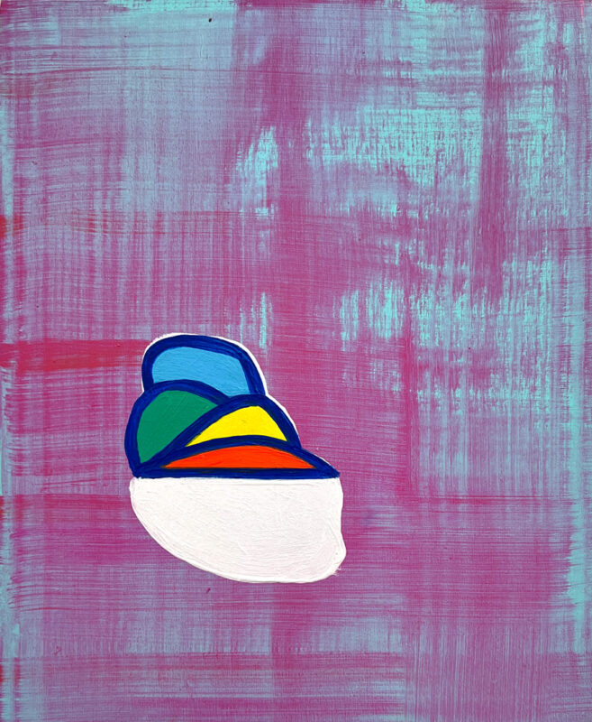 Soo Kyoung Lee, « BA25 B1 », 2025, Acrylique sur toile, 27×22cm