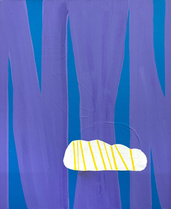 Soo Kyoung Lee, « BA25 B3 », 2025, Acrylique sur toile, 27×22cm