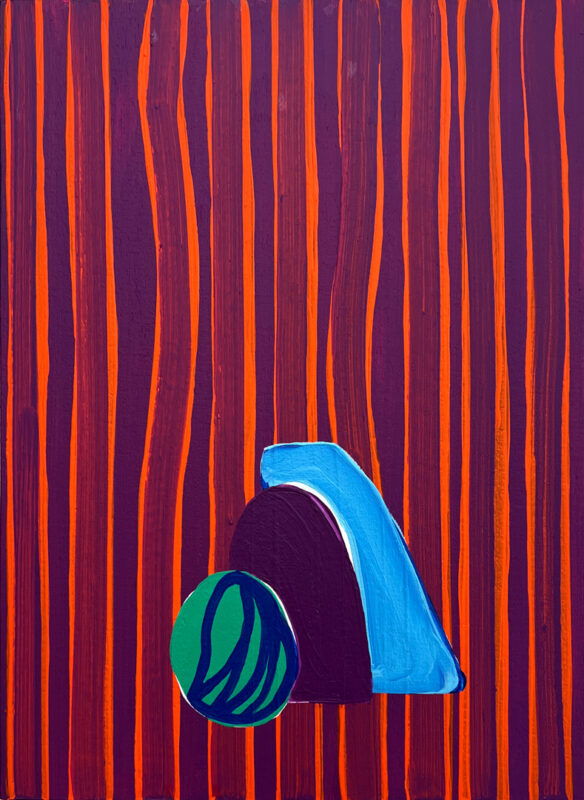 Soo Kyoung Lee, « BA25 PVO », 2025, Acrylique sur toile, 30×40cm