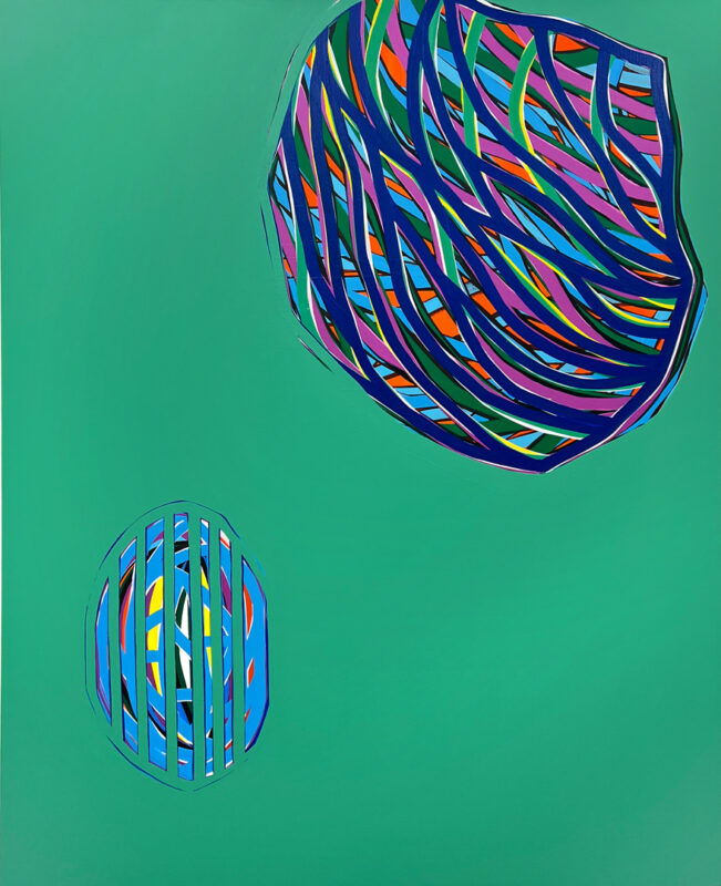 Soo Kyoung Lee, « BA25100 BVA », 2025, Acrylique sur toile, 162×130cm