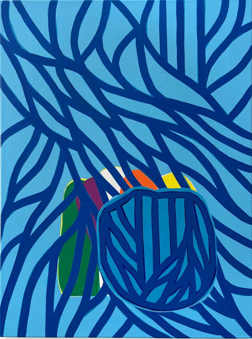 Soo Kyoung Lee, « BR24PE », 2024, Acrylique sur toile, 80×60cm.