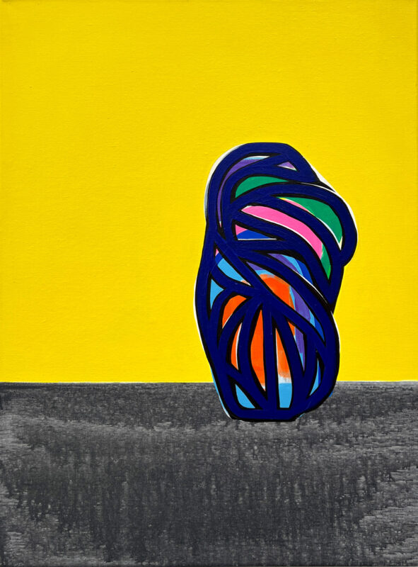 Soo Kyoung Lee, « BR24PJ », 2024, Acrylique sur toile, 80×60cm