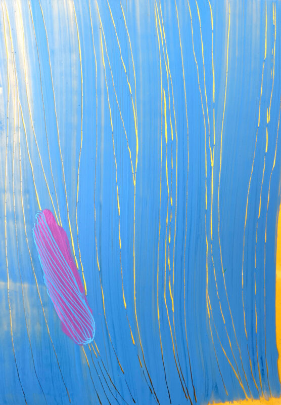 Soo Kyoung Lee, « Ba24 DR12 », 2024, Encre et Acrylique sur Rhodoïd et papier, 29,7×21cm