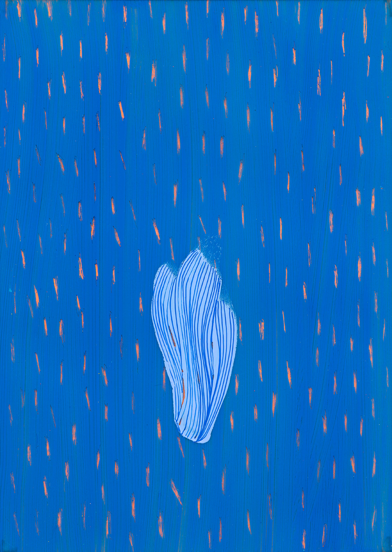 Soo Kyoung Lee, « DC X1 », 2017, Techniques mixtes sur papier, 29×21cm.