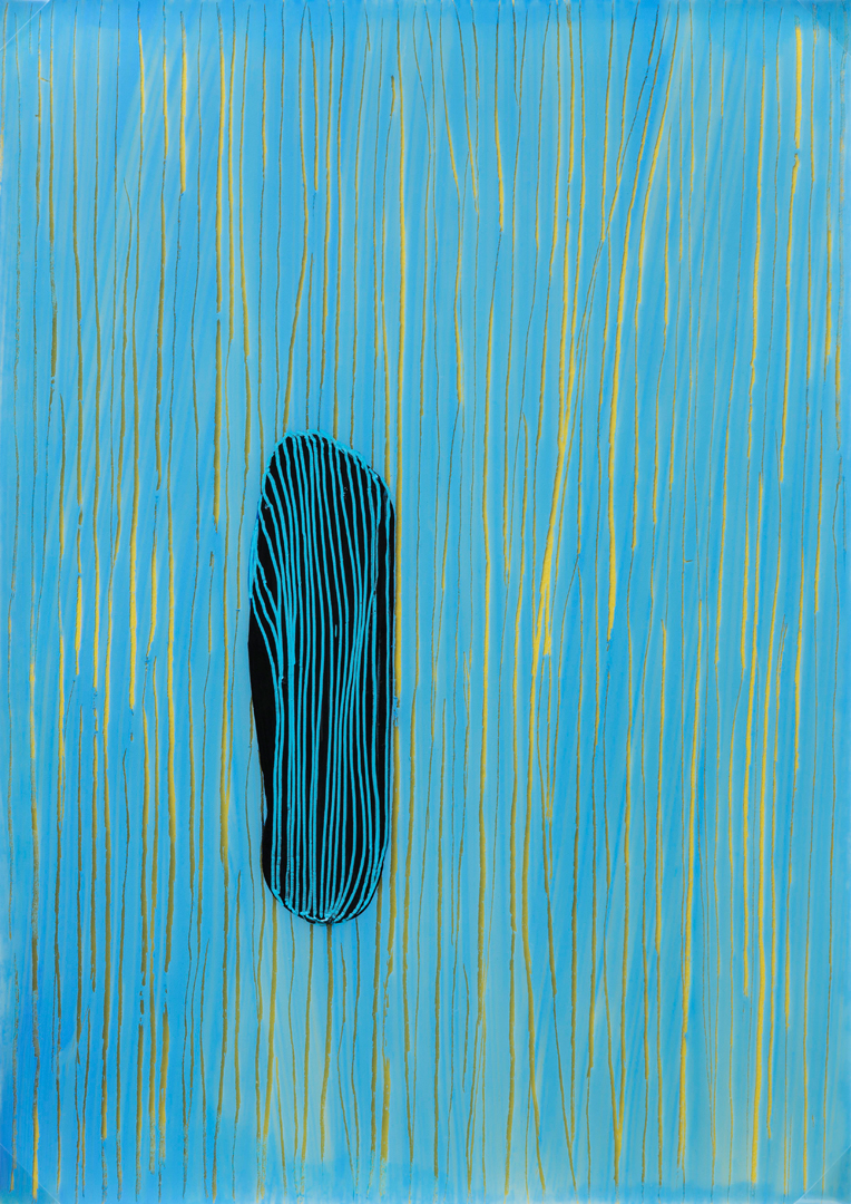 Soo Kyoung Lee, « DC X3 », 2017, Techniques mixtes sur papier, 29×21cm.