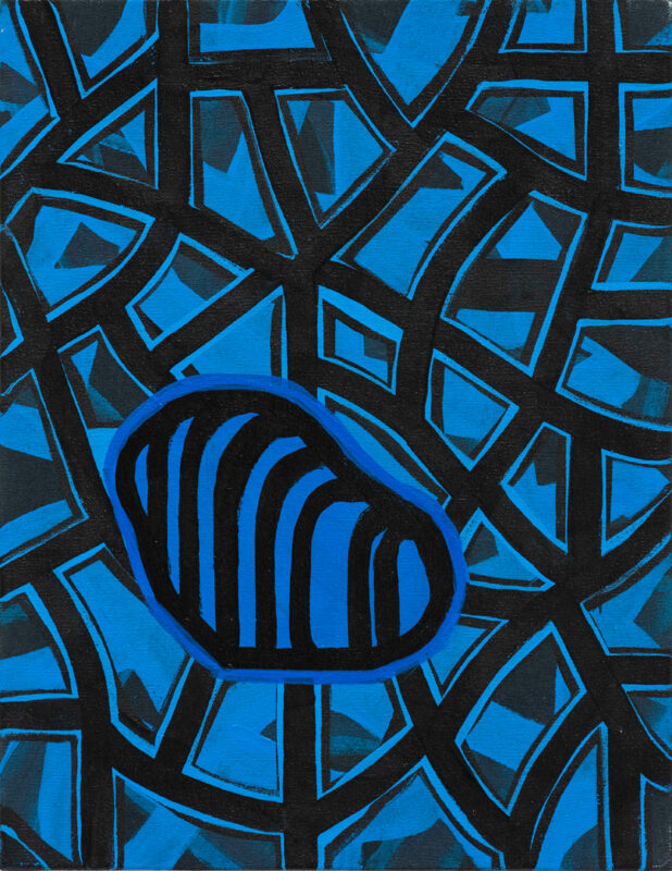 Soo Kyoung Lee, « PBL », 2019, Acrylique sur toile, 35×27cm