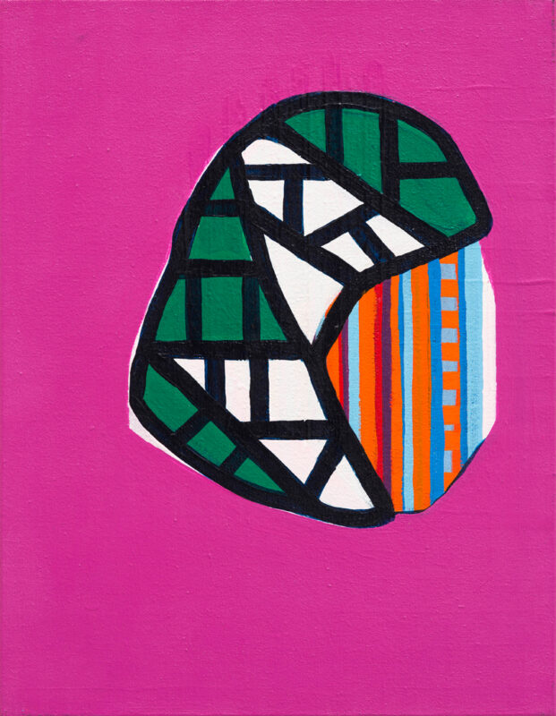 Soo Kyoung Lee, « PRF », 2019, Acrylique sur toile, 35×27cm