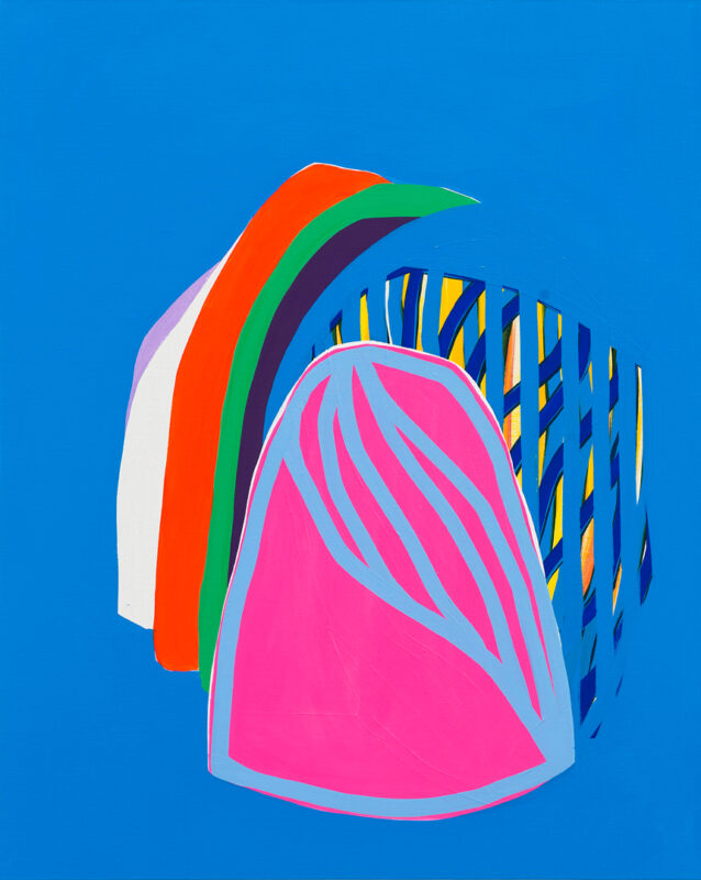 Soo Kyoung Lee, « S2430 Bleu », 2024, Acrylique sur toile, 91×73cm