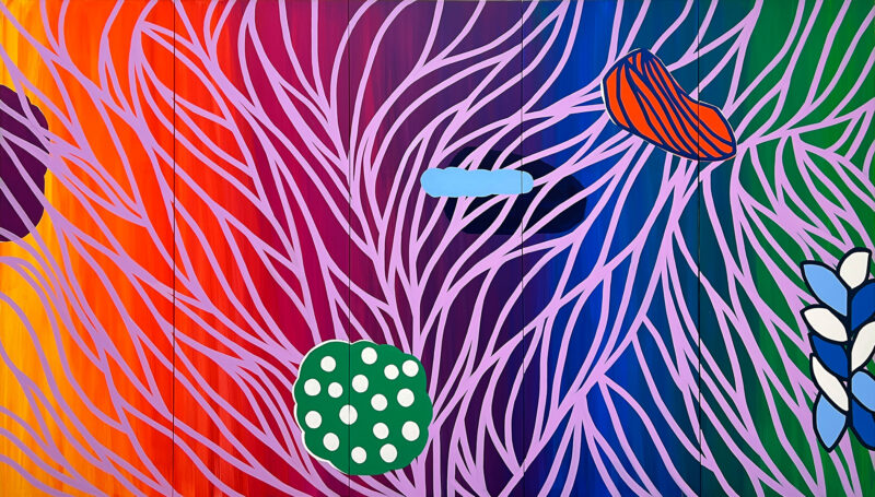 Soo Kyoung Lee, &laquo; BA25 Byungpung 1 &raquo;, 2025, Acrylique sur toile, 200×350cm