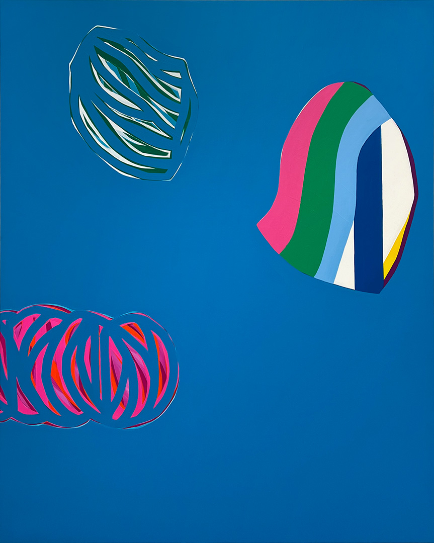 Soo Kyoung Lee, « BA25100 BT », 2025, Acrylique sur toile, 162×130cm.