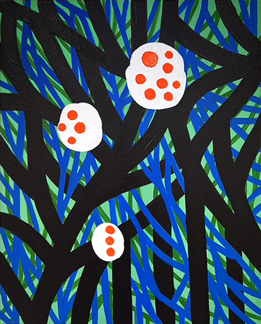 Soo Kyoung Lee, &laquo; BA25S11 &raquo;, 2025, Acrylique sur toile, 41×33cm.