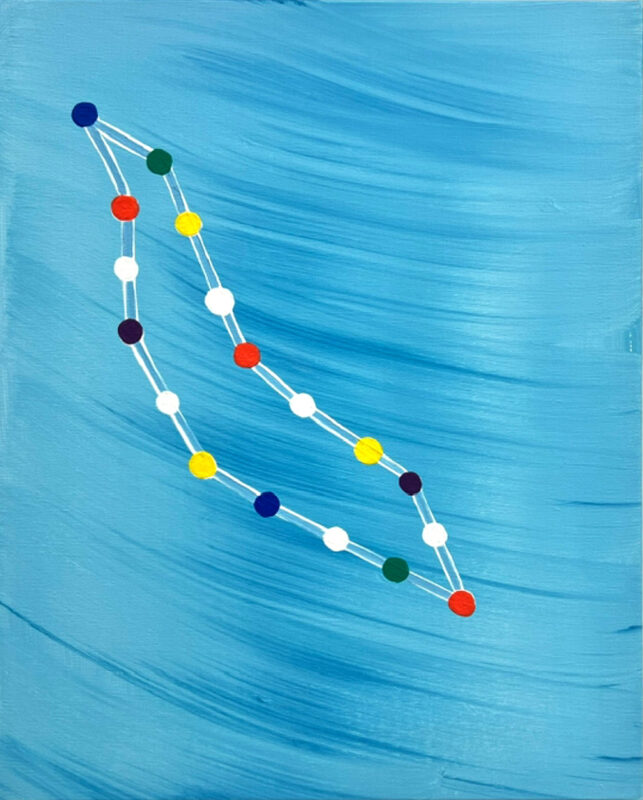 Soo Kyoung Lee, &laquo; BA25S14 &raquo;, 2025, Acrylique sur toile, 41×33cm