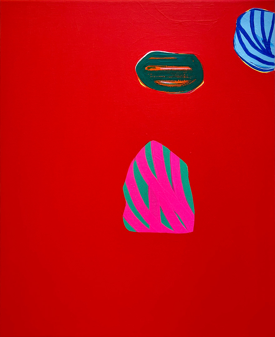 Soo Kyoung Lee, &laquo; BA25S16 &raquo;, 2025, Acrylique sur toile, 41×33cm.