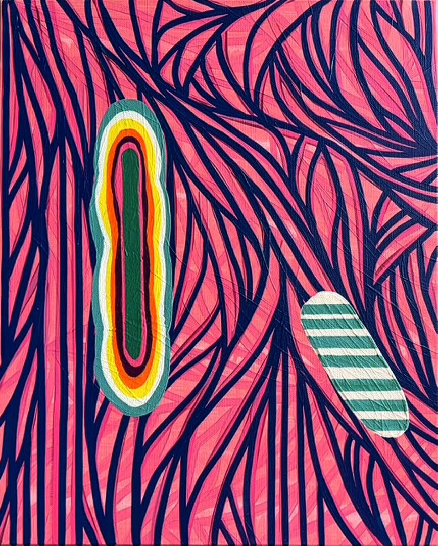 Soo Kyoung Lee, &laquo; BA25S17 &raquo;, 2025, Acrylique sur toile, 41×33cm.
