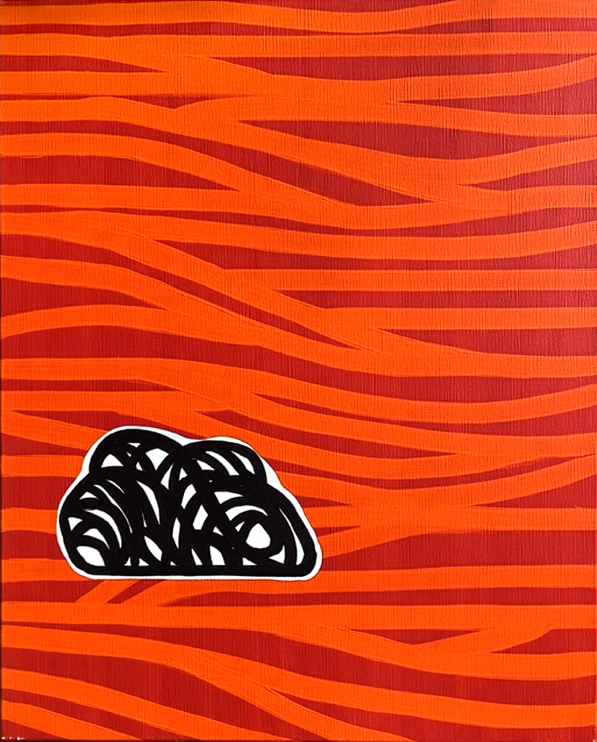 Soo Kyoung Lee, « BA25S20 », 2025, Acrylique sur toile, 41×33cm.